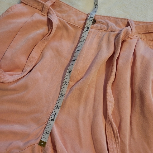 Pink High Rise Wide Leg Women's Pants Size 4 - Picture 10 of 15
